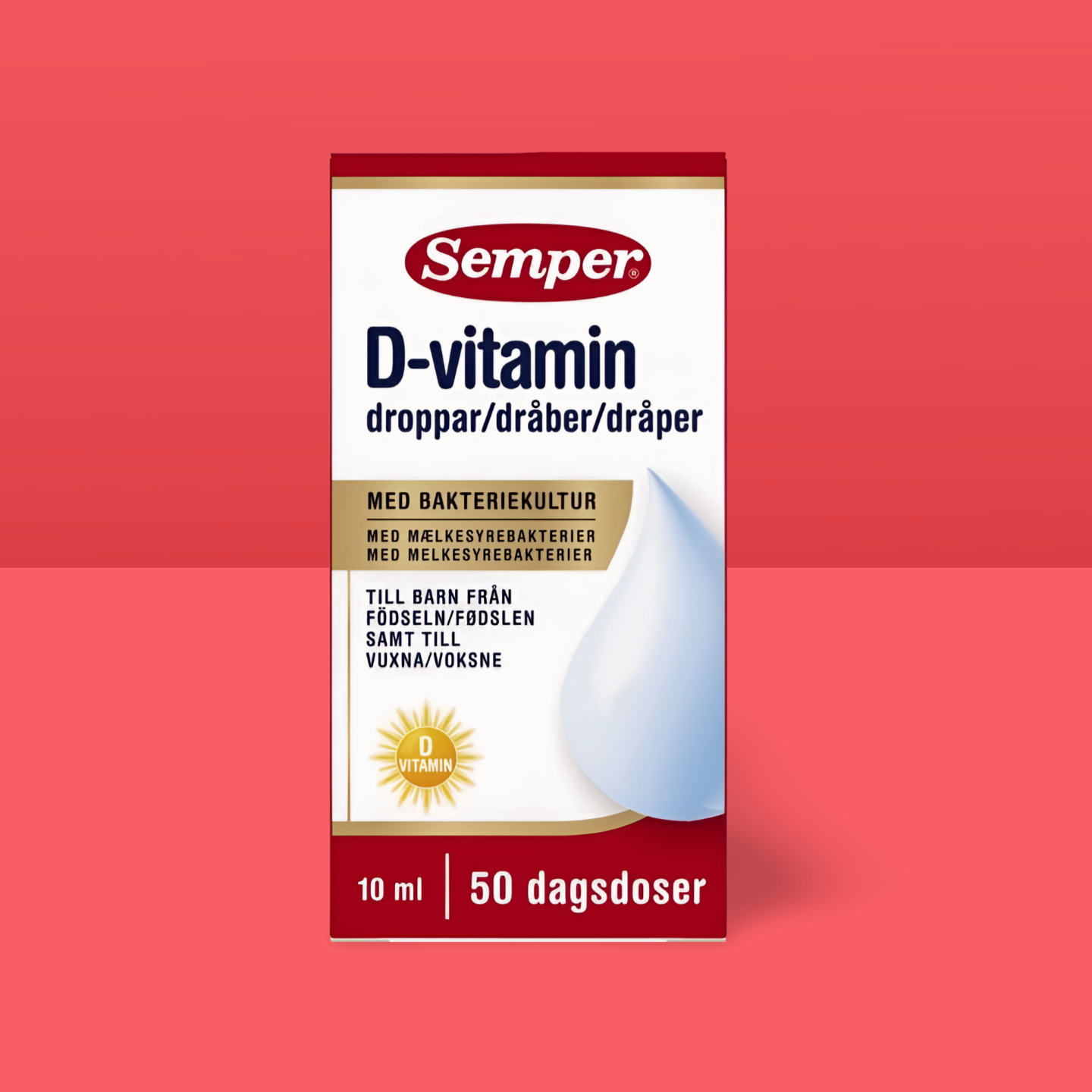 Semper D-vitamin Drops 10 ml – 50 daily doses / Semper D-витамин дусал 10 мл – 50 өдрийн хэрэглээ